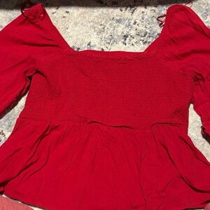 Old Navy Scarlet Blouse